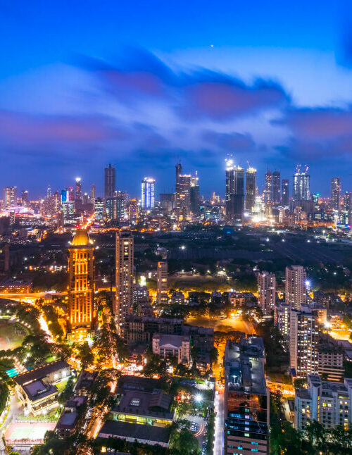 Central Mumbais Cityscape Skyline Lalbaugparel Lower Parel Worli Currey Road Prabhadevi 1