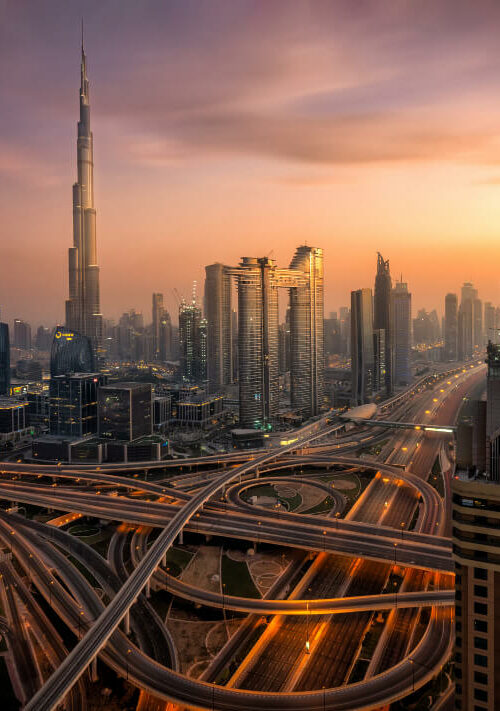 Dubai Skyline Sunset 1 1